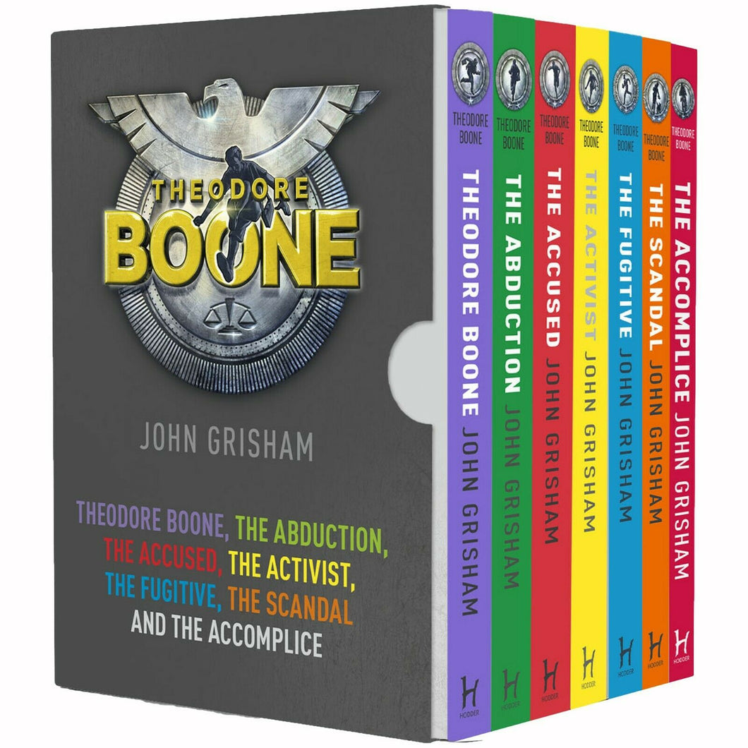 Theodore Boone Series by John Grisham Books 1-7 Collection Box Set - Ages 9-14 - Paperback