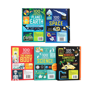 Usborne 100 Things to Know Series 5 Books Collection - Ages 8-12 - Hardback