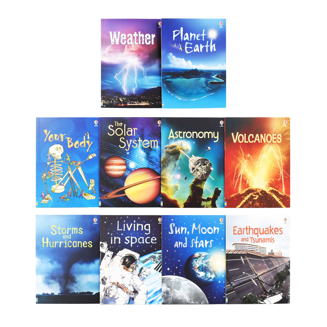 Usborne Beginners Science 10 Book Collection - Ages 5-7 - Paperback