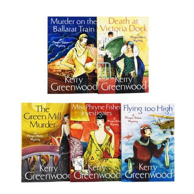 Miss Phryne Fisher Investigates By Kerry Greenwood 5 Books Collection Set - Fiction - Paperback