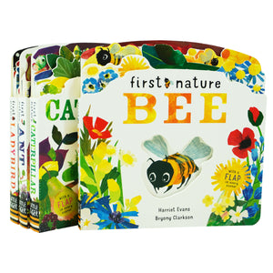 First Nature 4 Books Childrens Collection Set By Harriet Evans - Ages 0-5 - Board Book