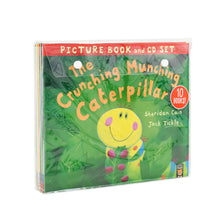 Load image into Gallery viewer, The Crunching Munching Caterpillar 10 Picture Books with CD by Sheridan Cain - Ages 0-5 - Paperback