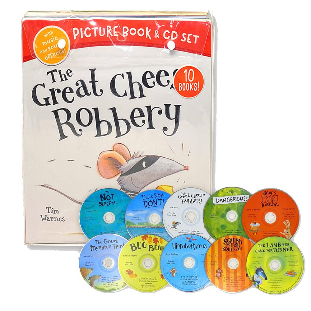 Great Cheese Robbery 10 Picture Books by Little Tiger - Ages 0-5 - Paperback - Bangzo Books Wholesale