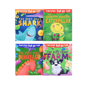 Peekaboo Amazing Pop Up Fun 4 Books by Jack Tickle - Ages 0-5 - Boardbook