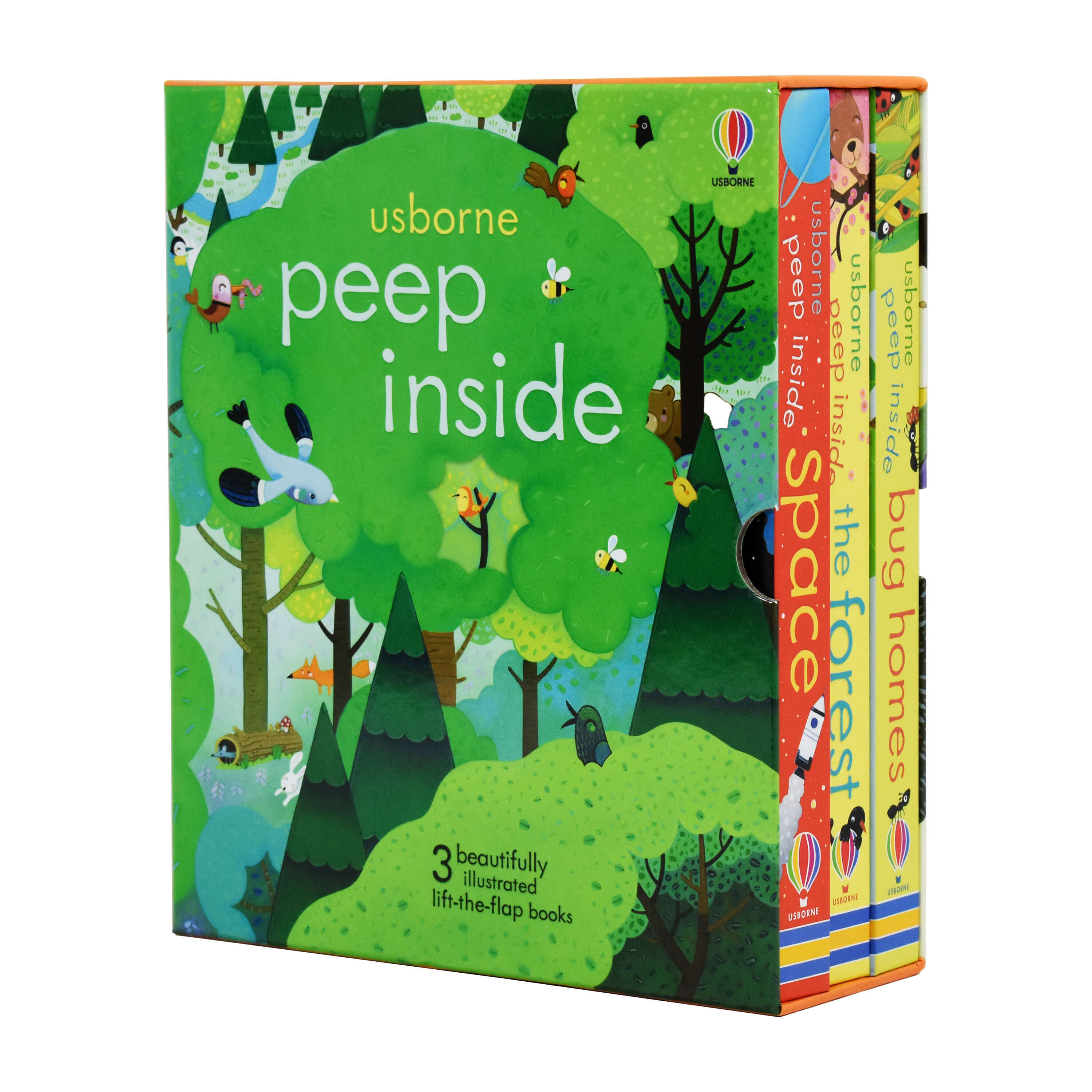 Usborne Peep Inside 3 Books Box By Anna Milbourne – Ages 0-5
