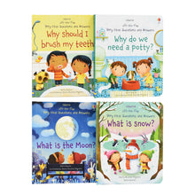 Load image into Gallery viewer, Usborne Lift-the-flap Very First Questions and Answers 4 books by Katie Dayne Ages 0-5 Board Book