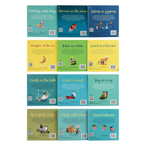 Usborne First Phonics Reading Library 12 Books - Ages 0-5 - Paperback