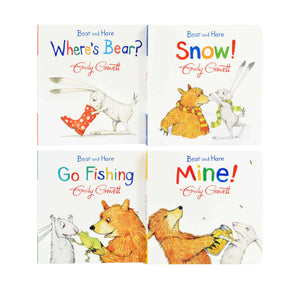 Bear and Hare 4 Books by Emily Gravett – Ages 0-5 – Board Book