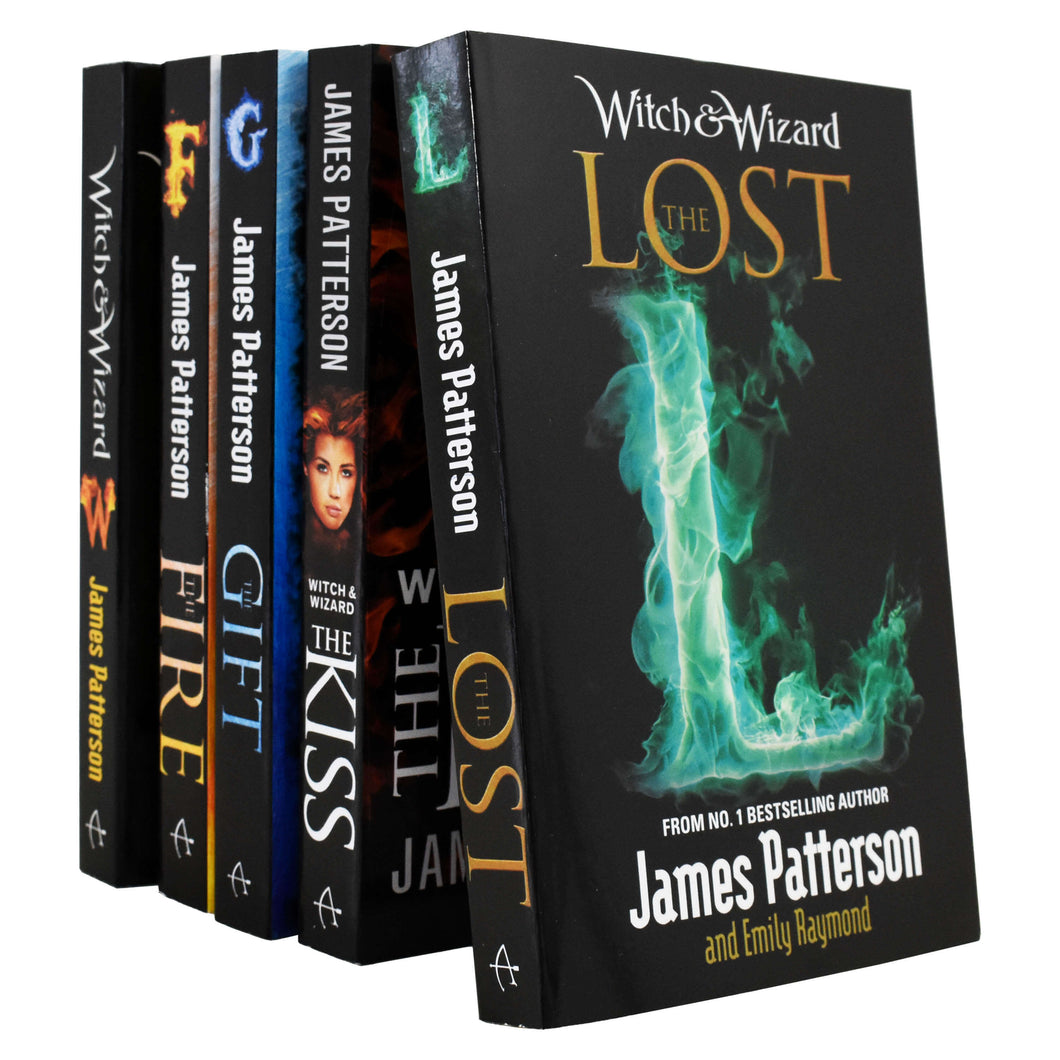 Witch & Wizard Series 5 Books Collection Set by James Patterson – Ages 12-17 - Paperback