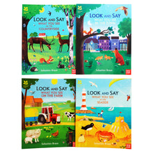 Load image into Gallery viewer, National Trust Look and Say 4 Books Collection Set By Sebastien Braun - Ages 0-5 - Paperback