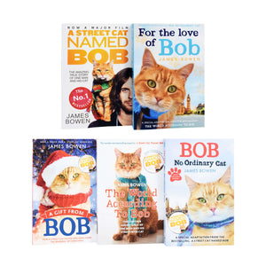 Bob The Cat Series 5 Books (1-5) Collection Set by James Bowen - Ages 7-9 - Paperback