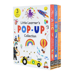 Little Learners Pop Up Collection 3 Books Box Set - Ages 0-5 - Board Books - Little Tigers