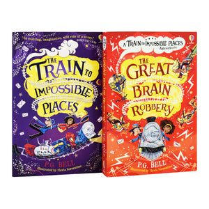 Train To Impossible Places 2 Books Collection Set By P.G. Bell - Ages 7-9 - Paperback