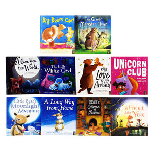 Animal Picture 10 Books Ziplock Bag – Ages 0-5 – Paperback – Little Tiger