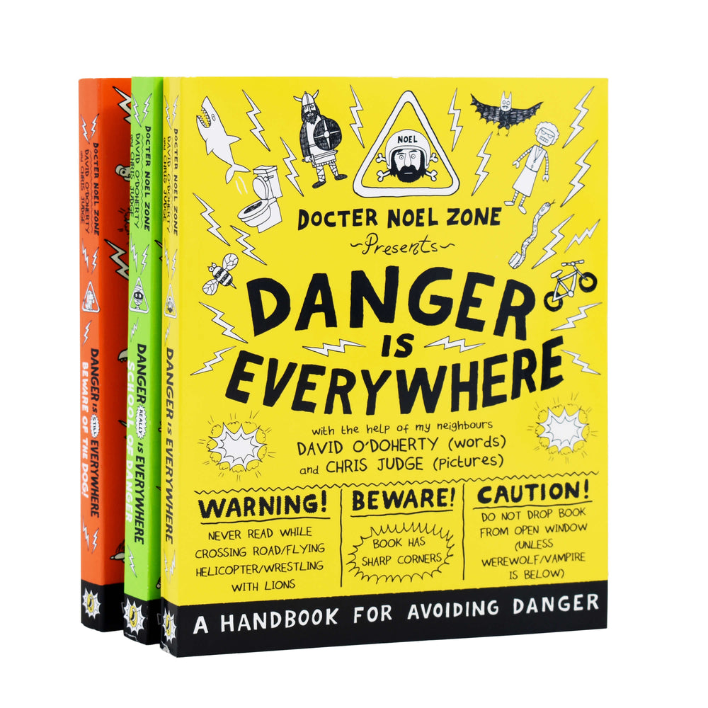 Danger is Everywhere Collection Series 3 Books Set by David O'Doherty - Ages 8-14 - Paperback - Bangzo Books Wholesale