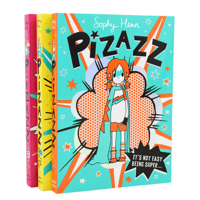 Pizazz 3 Books Set (Perfecto, The New Kid, It's Not Easy Being Super) by Sophy Henn - Ages 7-9 - Paperback