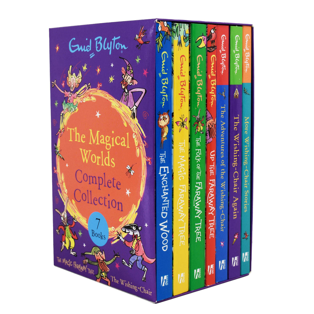 The Magical Worlds By Enid Blyton Complete Collection 7 Books Box Set - Ages 7-9 - Paperback