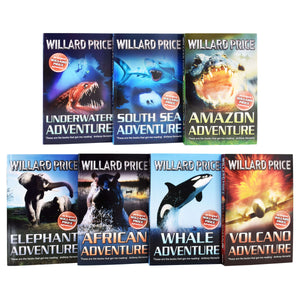Willard Price Adventure  7 Books Set - Ages 9-14 - Paperback