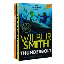 Load image into Gallery viewer, Wilbur Smith A Jack Courtney Adventures 2 Books Set (Thunderbolt, Cloudburst) - Young Adult - Paperback