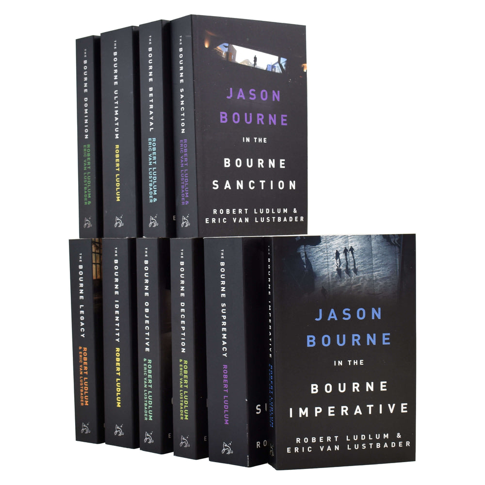 Jason Bourne Series 10 Books Collection Set By Robert Ludlum & Eric Van Lustbader - Fiction - Paperback - Bangzo Books Wholesale