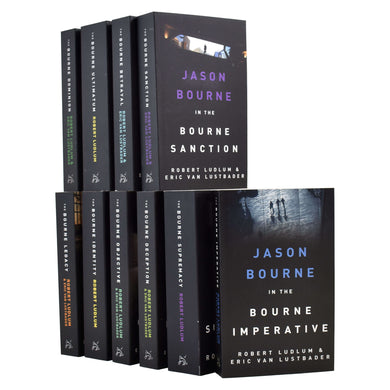 Jason Bourne Series Collection 10 Books Set By Robert Ludlum & Eric Van Lustbader - Adult - Paperback