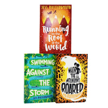 Load image into Gallery viewer, Jess Butterworth Collection 3 Books Set (Running on the Roof of the World, When the Mountains Roared, Swimming Against the Storm) - Ages 9-14 - Paperback