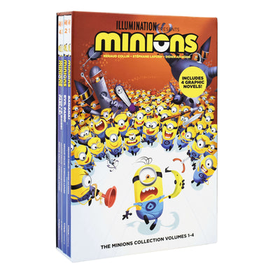 Despicable Me Minions Banana Series Volumes 1 - 4 Graphic Novel Books Collection Box Set - Ages 0-5 - Hardback