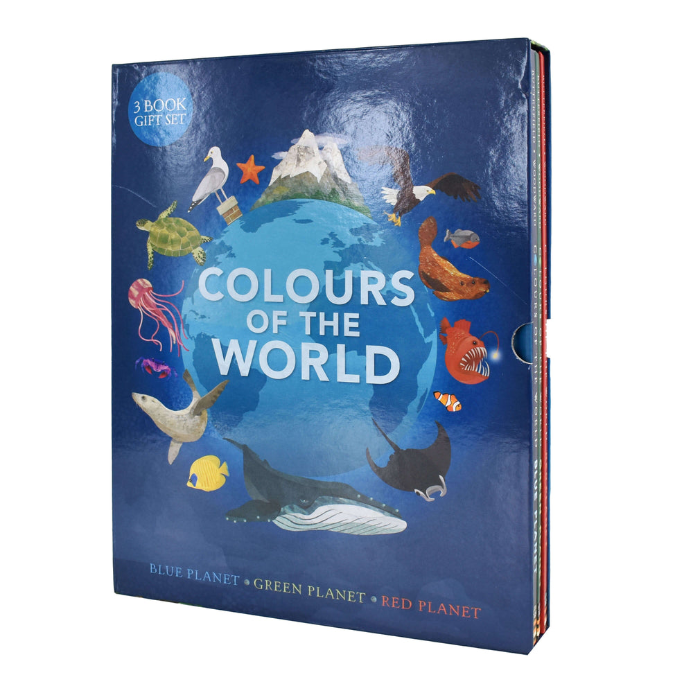 Colours of the World 3 Books Set (Blue Planet, Red Planet & Green Planet) By Moira Butterfiels, Jonathan Woodward - Ages 0-5 - Hardback - Bangzo Books Wholesale