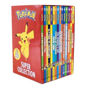 Pokemon Super Collection Series By Tracey West Books 1-15 Box Set - Ages 9-14 - Paperback