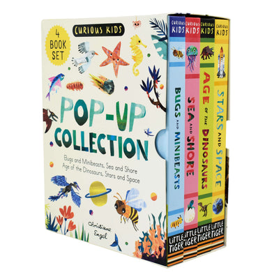 Curious Kids Pop Up Collection 4 Books Set By Christiane Engel - Ages 0-5 - Board Book