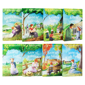 Anne Of Green Gables Series By L.M. Montgomery The Complete Collection 8 Books Set - Ages 9-14 - Paperback
