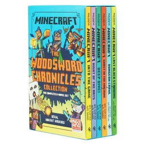 Minecraft The Woodsword Chronicles By Nick Eliopulos 6 Books Set - Ages 9-14 - Paperback