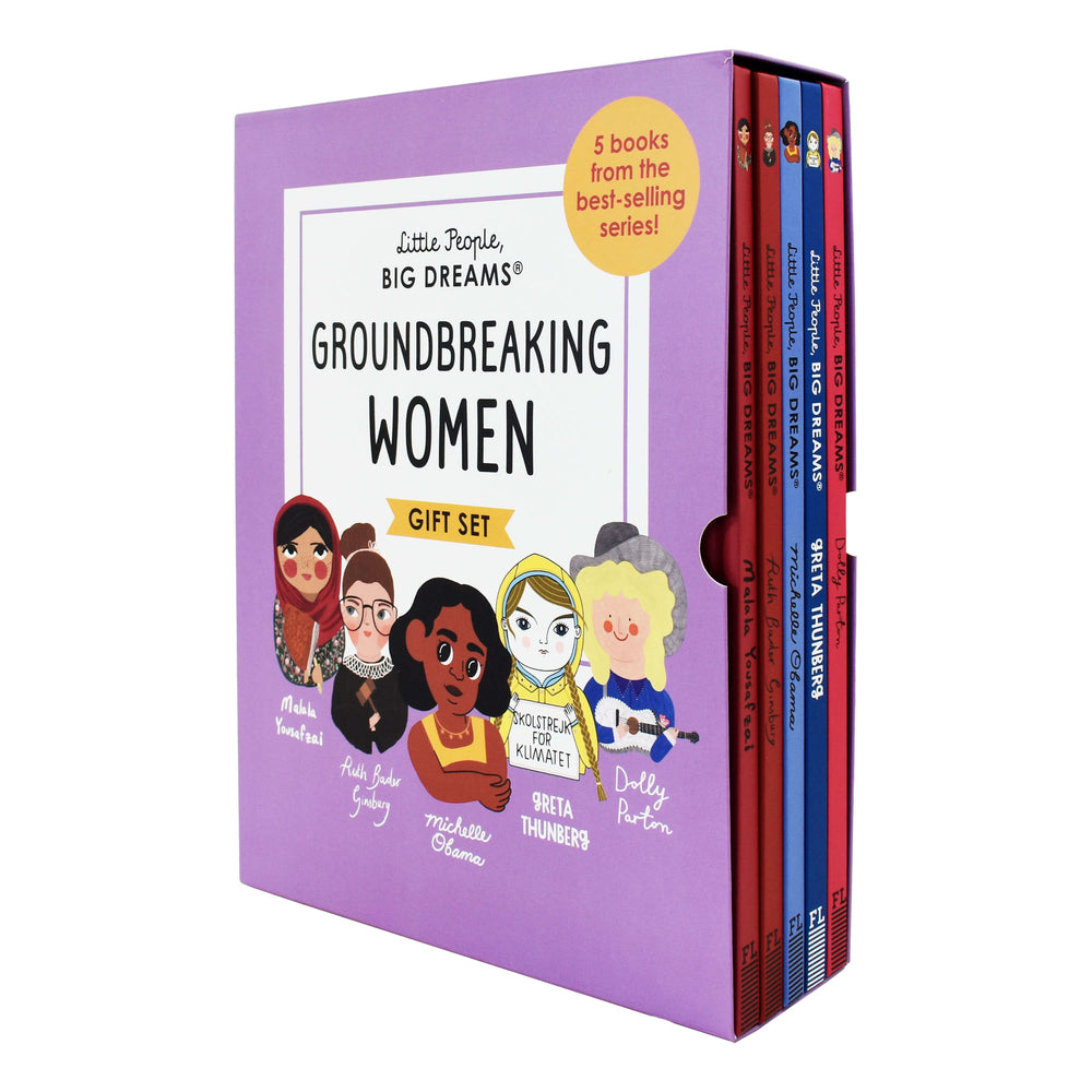 Little People Big Dreams Groundbreaking Women 5 Books Gift Set By Maria Isabel Sanchez Vegara - Ages 7-9 - Hardback - Bangzo Books Wholesale