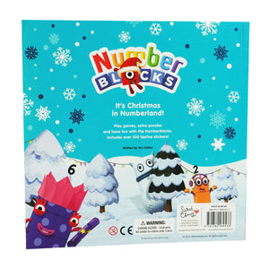 Number Blocks Christmas Sticker Activity Book By Sweet Cherry Publishing - Ages 0-5 - Paperback