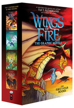 Load image into Gallery viewer, Wings of Fire The Graphic Novels 4 Books Collection Box Set By Tui T. Sutherland - Ages 8-12 - Paperback - Bangzo Books Wholesale