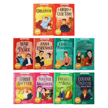 Load image into Gallery viewer, The Easy Classic Epic Collection: Tolstoy&#39;s War and Peace and Other Stories 10 Books Box Set By  Gemma Barder, Helen Panayi - Ages 7-9- Paperback