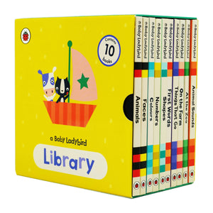 A Baby Ladybird Library Children's 10 Books Collection Set - Ages 0-5 - Board Book