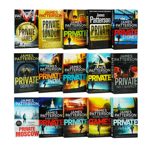 James Patterson Private Series 1-15 Books Collection Set - Young Adult - Paperback