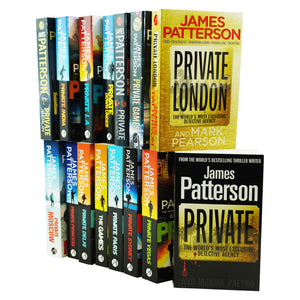 James Patterson Private Series 1-15 Books Collection Set - Young Adult - Paperback