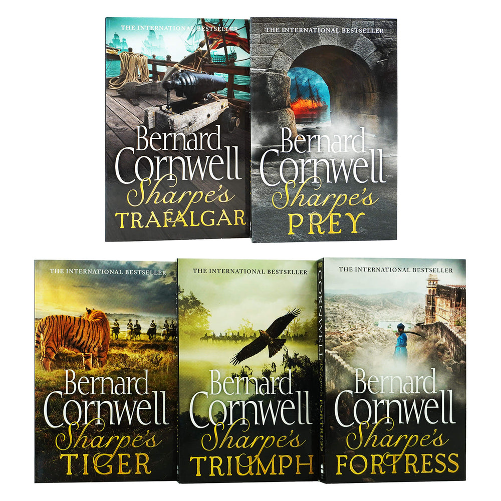 Sharpe Series (Book 1-5) by Bernard Cornwell: 5 Books Collection Set - Fiction - Paperback - Bangzo Books Wholesale