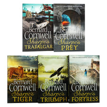 Load image into Gallery viewer, Bernard Cornwell The Sharpe Series 5 Books Collection Set - Fiction Book - Paperback