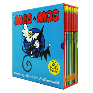 MEG & MOG The Complete Collection 20 Books Box By Helen Nicoll & Jan Pienkowski - Ages 5-7 - Paperback