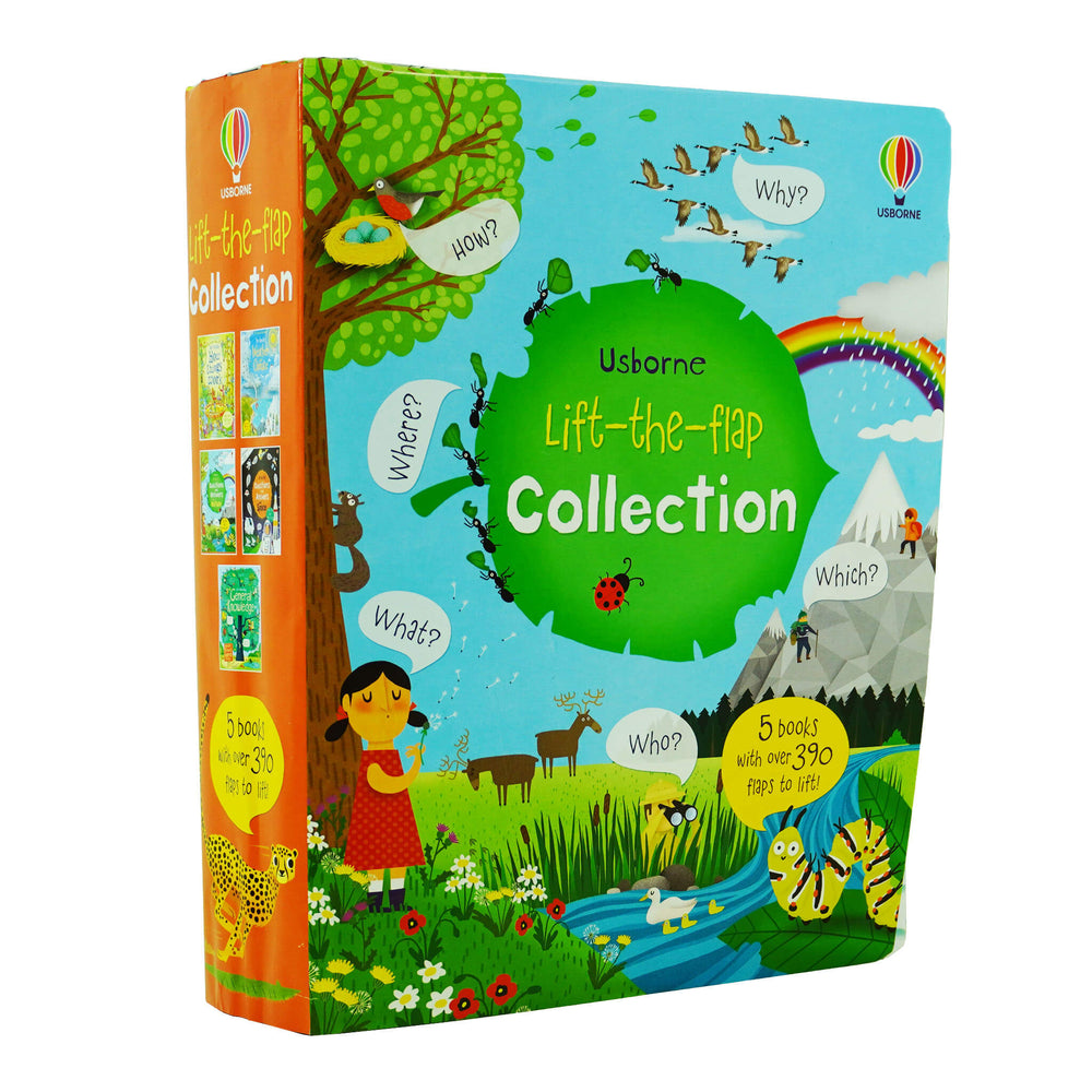 Usborne Lift-the-Flap Collection 5 Books Set - Ages 3+ - Board Book - Bangzo Books Wholesale