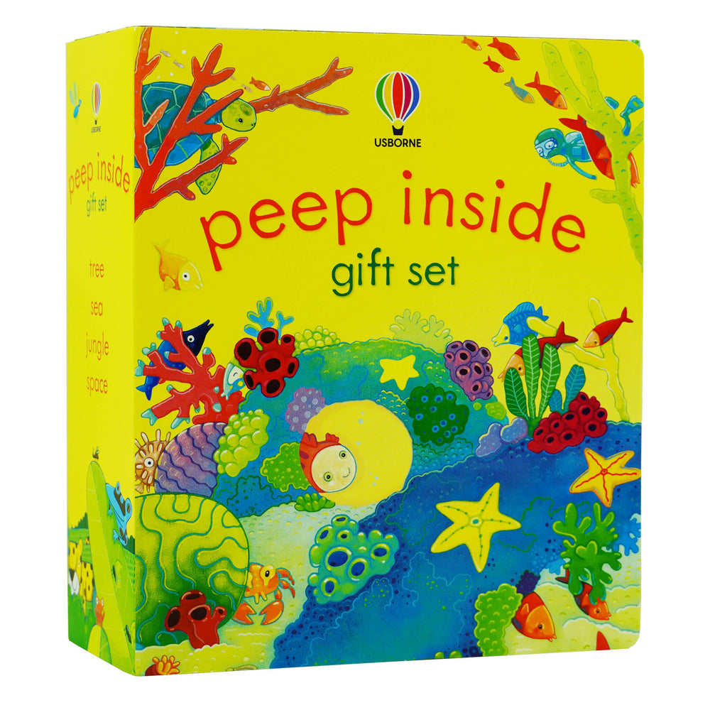 Usborne Peep Inside Gift Set 4 Books By Anna Milbourne – Ages 3+ - Board Book - Bangzo Books Wholesale