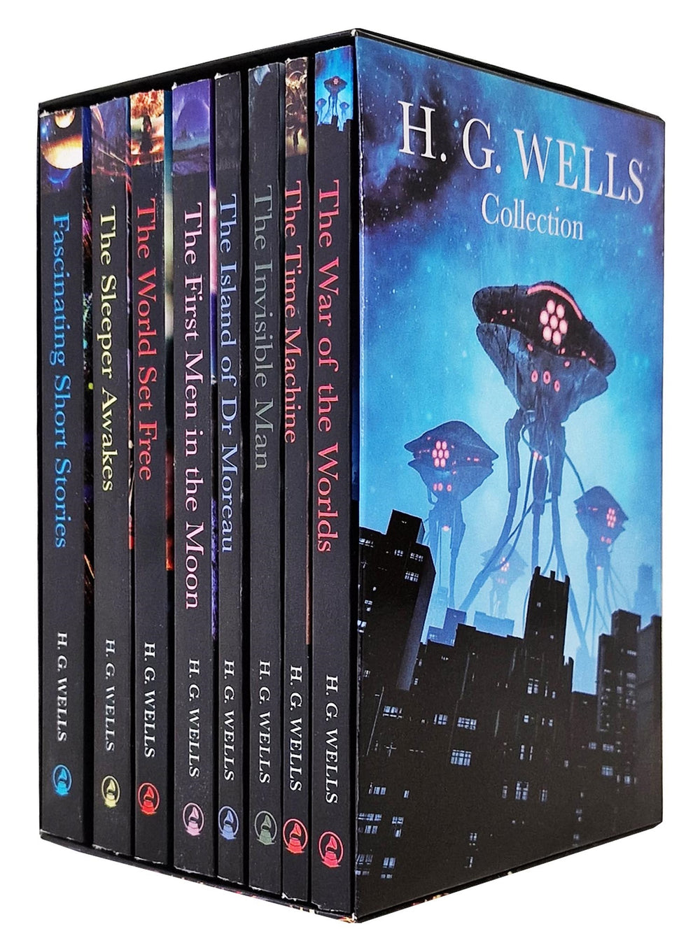 H. G. Wells Collection 8 Books Box Set - Fiction - Paperback - Bangzo Books Wholesale