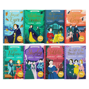 The Complete Bronte Sisters 8 Books Children's Collection Set (Easy Classics) By Stephanie Baudet - Ages 7-11 - Paperback