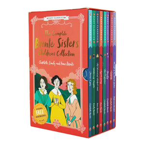 The Complete Bronte Sisters 8 Books Children's Collection Set (Easy Classics) By Stephanie Baudet - Ages 7-11 - Paperback