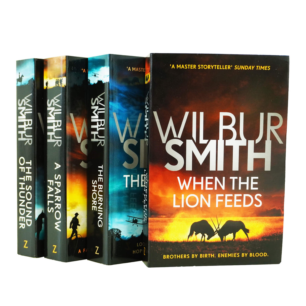 The Courtney Series 4 Books Collection Set (1 To 4) By Wilbur Smith - Young Adult - Paperback