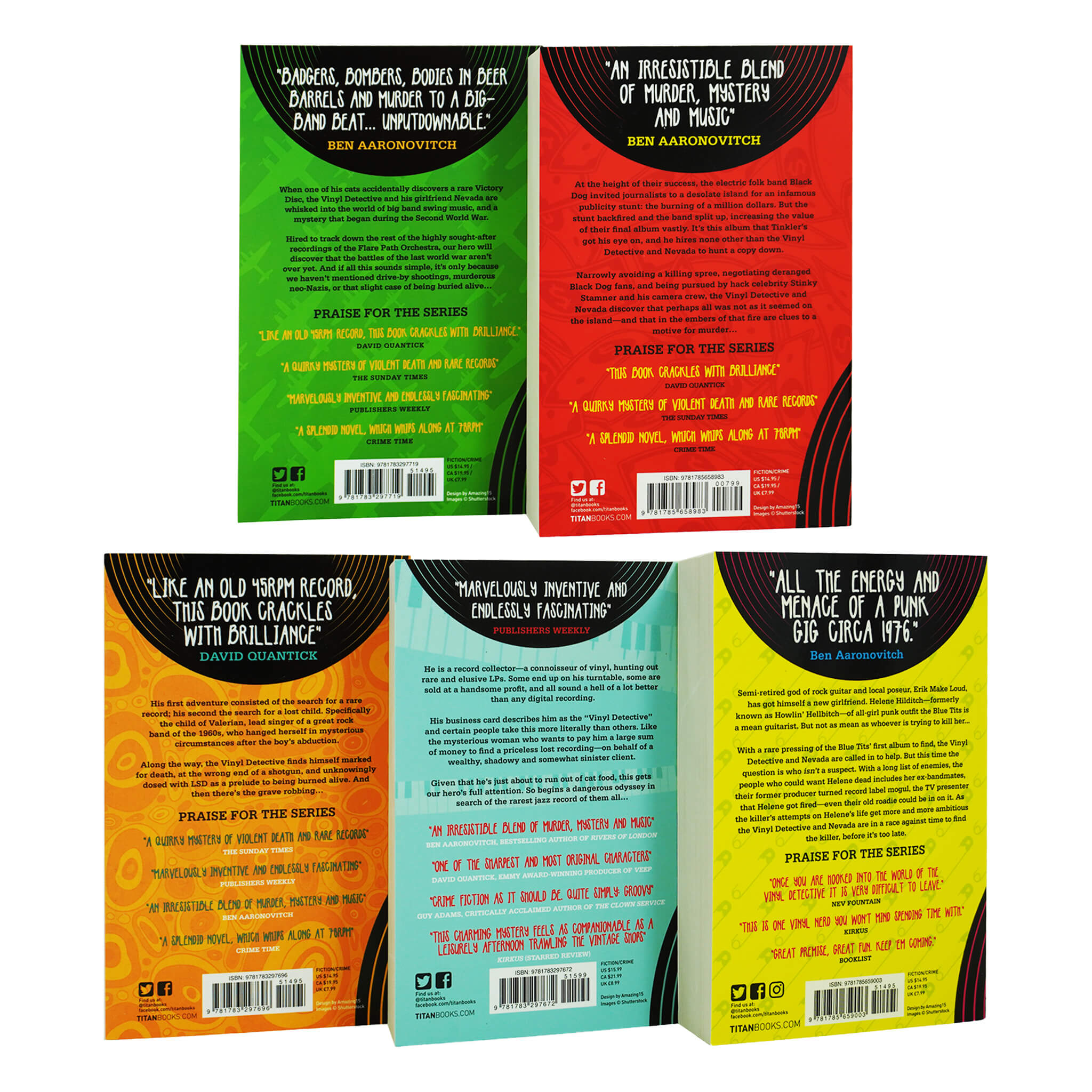 The Vinyl Detective 5巻セット The Vinyl Detective Series 5 Books Collection Set By Andrew