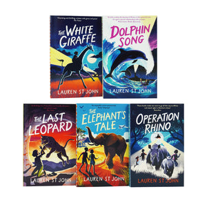 The White Giraffe Complete Collection 5 Books Box Set By Lauren St John - Ages 9-11 - Paperback